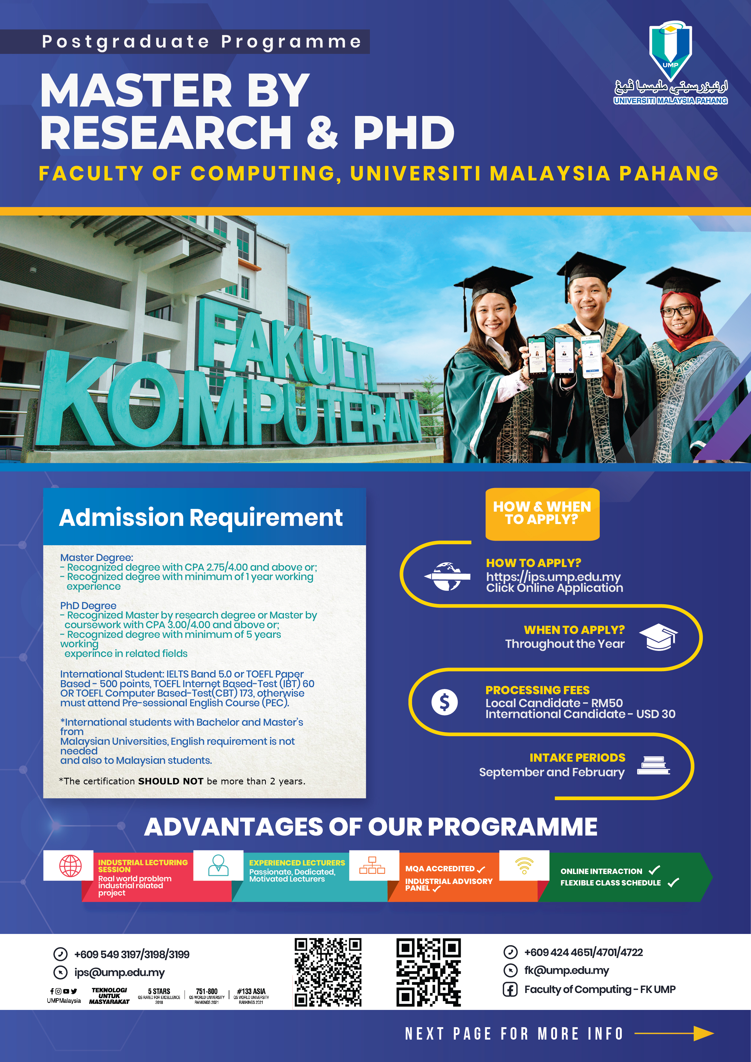 Master by Research and PhD Admission