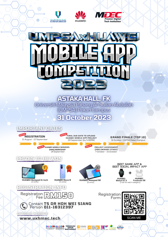 UMPSA x Huawei Mobile App Competition  