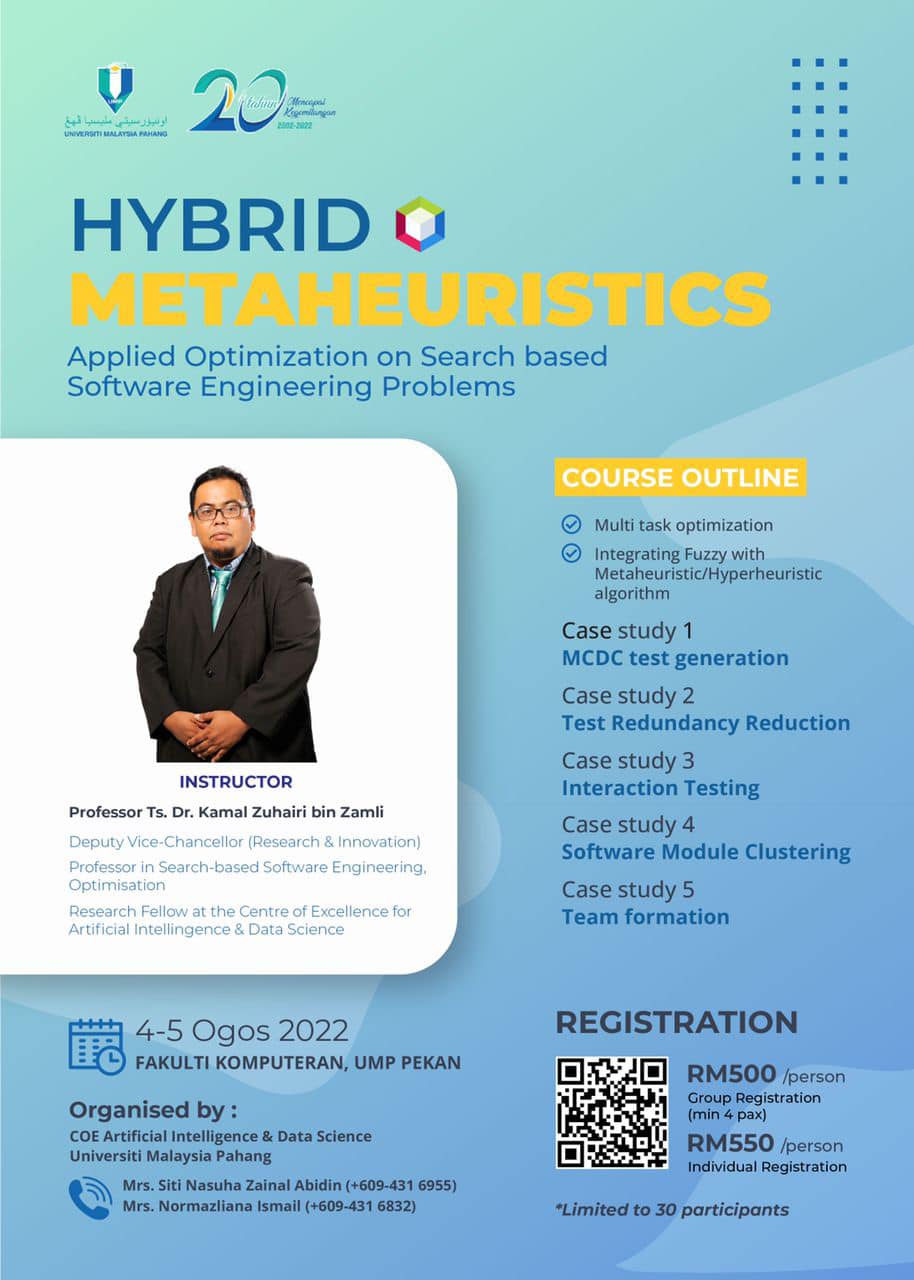 HYBRID METAHEURISTICS Applied Optimization on Search-based Software Engineering Problems